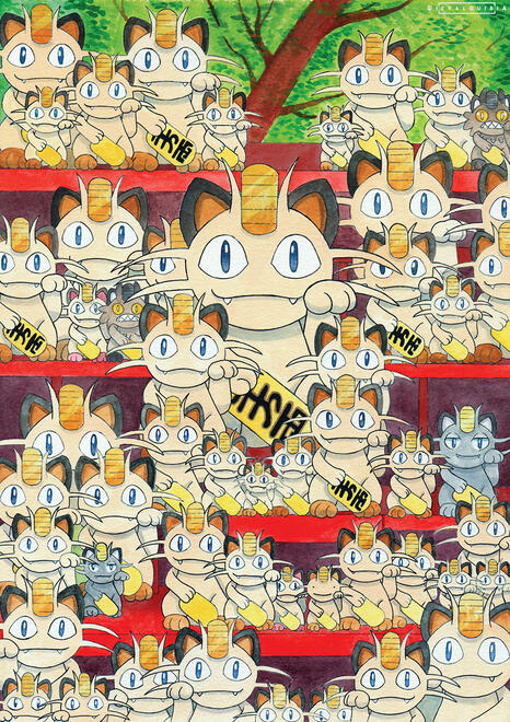 Fanart: Manekineko Meowth